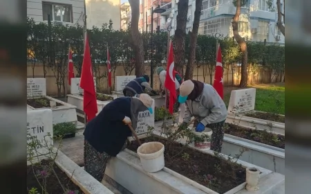 Manisa Büyükşehir Belediye Başkanı Besim Dutlulu: “Kahramanlarımızın Emanetine Sahip Çıkıyoruz” 18 Mart Öncesi Şehitliklerde Bakım ve Çiçeklendirme Çalışmaları Tamamlandı