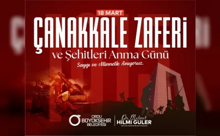 Ordu Büyükşehir Belediye Başkanı Mehmet Hilmi Güler: “Çanakkale Zaferi Milletimizin Kahramanlık Destanıdır”