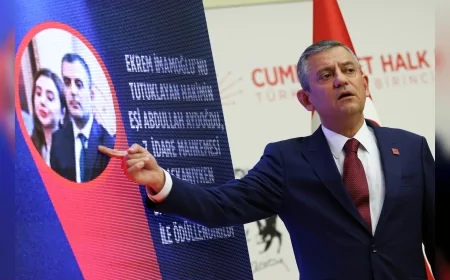 CHP GENEL BAŞKANI ÖZGÜR ÖZEL: “AKIN GÜRLEK’İN ELİNDEKİ VE SATILAN GAYRİMENKULLERİNİN TOPLAM DEĞERİ 452 MİLYON LİRA”