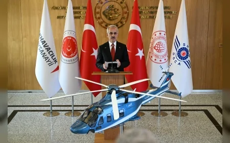 Ulaştırma ve Altyapı Bakanı Abdulkadir Uraloğlu: “Gökbey 10 yıllık sürecin ardından uçuşa elverişlilik sertifikasını aldı”