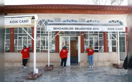 Şehzadeler Belediye Başkanı Hakan Şimşek: “Camilerimizi Bayrama Temiz ve Hazır Hale Getirdik”