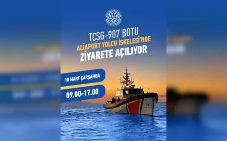 Aliağa’da Sahil Güvenlik Botu Ziyarete Açılıyor