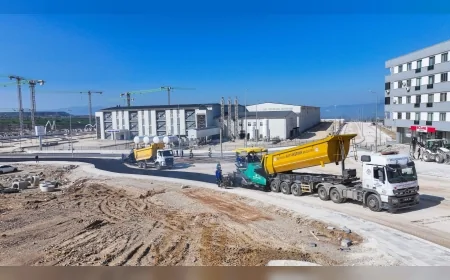 DENİZLİ BÜYÜKŞEHİR BELEDİYESİ ACİL DURUM HASTANESİ İÇİN 450 MİLYON LİRALIK ULAŞIM ALTYAPISINI TAMAMLADI