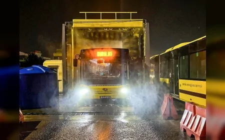 BURSA BÜYÜKŞEHİR BELEDİYESİ RAMAZAN BAYRAMI ÖNCESİ TOPLU ULAŞIMDA KAPSAMLI TEMİZLİK SEFERBERLİĞİ BAŞLATTI