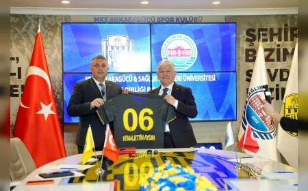 Sağlık Bilimleri Üniversitesi ile MKE Ankaragücü arasında sağlık ve eğitim odaklı iş birliği protokolü imzalandı