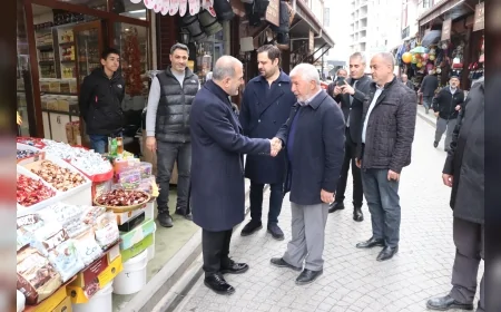 Elazığ TSO Başkanı İdris Alan’dan bayram öncesi çarşı esnafına ziyaret