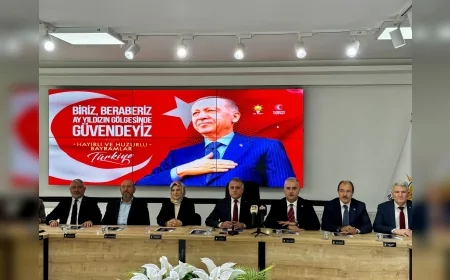 Çorum’da AK Teşkilatı Bayramlaşma Programında Birlik ve Beraberlik Vurgusu