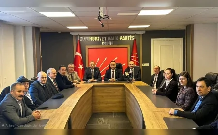 CHP Çorum İl Başkanı Av. Dinçer Solmaz: “Ramazan Bayramı’nın sevincini baba ocağımızda paylaştık”