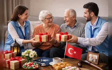 Aile ve Sosyal Hizmetler Bakanlığı’ndan “Tek Başına Değil, Çok Başına Bayram” projesiyle yaşlılara ziyaret