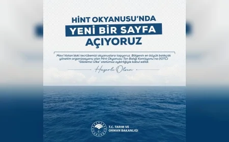 Tarım ve Orman Bakanı İbrahim Yumaklı: “Hint Okyanusu Ton Balığı Komisyonu’nda gözlemci ülke statümüz kabul edildi”