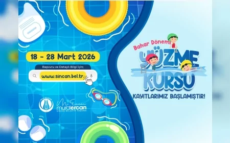 Sincan Belediyesi Yüzme Havuzlarında Bahar Dönemi Kayıtları Başladı Son Gün 28 Mart!