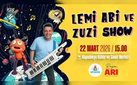 Nevşehir Belediyesi Lemi Abi ve Zuzi Show ile çocuklara bayramda eğlenceli etkinlik sunacak
