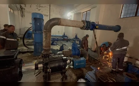 Çorum Belediyesi Eskice Pompa İstasyonu’nu Yenileyerek İçme Suyu Kapasitesini Artırdı