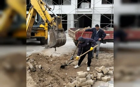 Edremit Belediyesi Altınkum ve Kadıköy’de Altyapı Sonrası Bozulan Yollarda Yenileme Çalışması Başlattı