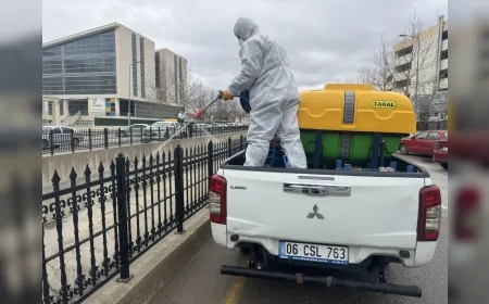 Çorum Belediyesi yaz öncesi sivrisinek ve karasineğe karşı vektörle mücadeleyi yoğunlaştırdı