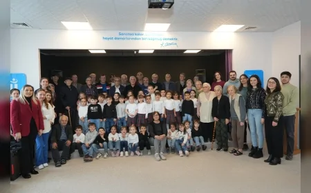 Eskişehir Büyükşehir Belediyesi çocuk evinden yaşlılara anlamlı ziyaret