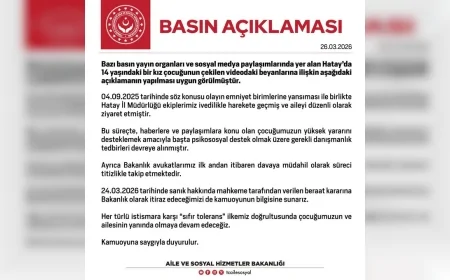 Aile ve Sosyal Hizmetler Bakanlığı Hatay’daki 14 Yaşındaki Çocuk Davasında Beraat Kararına İtiraz Edecek