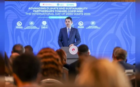 Çevre Şehircilik ve İklim Değişikliği Bakanı Murat Kurum: “Ya gidişatı izleyeceğiz ya da kötü gidişe yön vereceğiz”