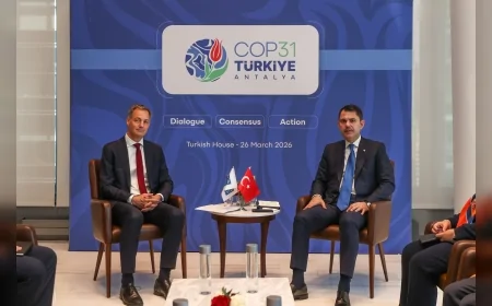 Çevre Şehircilik ve İklim Değişikliği Bakanı Murat Kurum: “Antalya’dan dünyaya ortak sorumluluk mesajı vereceğiz”