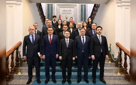 Adalet Bakanı Akın Gürlek KKTC İçişleri Bakanı Dursun Oğuz ile Görüştü İş Birliği ve Garantörlük Vurgusu Öne Çıktı