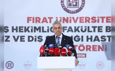 Sağlık Bakanı Prof. Dr. Kemal Memişoğlu: “183 diş ünitlik hastane Elâzığ ve çevresine hizmet verecek”