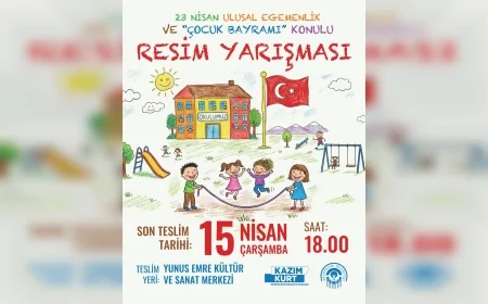 Odunpazarı Belediyesi 23 Nisan İçin Çocuklara Yönelik Resim Yarışması Düzenliyor