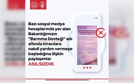 Aile ve Sosyal Hizmetler Bakanlığı: “Barınma desteği adıyla yapılan paylaşımlar asılsızdır”