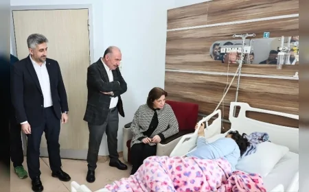 Çorum Valisi Ali Çalgan Onkoloji Servisinde Tedavi Gören Hastaları Ziyaret Etti