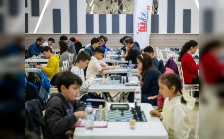 KUŞADASI’NDA 2’NCİ GELENEKSEL TÜLOV SATRANÇ TURNUVASI 110 SPORCUNUN KATILIMIYLA BAŞLADI