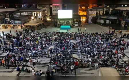 Çorum Belediyesi Türkiye Kosova maçını Kadeş Barış Meydanı’nda dev ekranda yayınlayacak