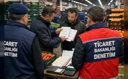 Ticaret Bakanlığı Hallerde Çifte Fatura ve Düşük Fiyat Oyunu Yapanlara Müdahale Etti