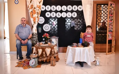 Tepebaşı Belediyesi’nde “Nesilden Nesile” etkinliğiyle minikler ve yaşlılar bir araya geldi