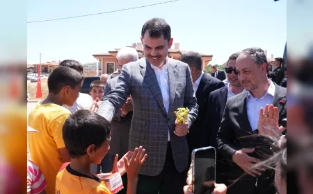Çevre Şehircilik ve İklim Değişikliği Bakanı Murat Kurum: “Bir halı saha yaptık binlerce hayale kapı açtık”