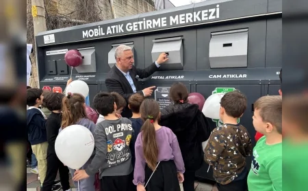 Bergama Belediyesi Sıfır Atık Günü’nde Mobil Atık Merkezleri ve Eğitim Etkinliğiyle Çevre Bilincini Güçlendirdi