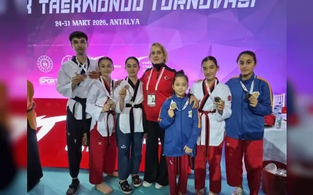 Seferihisar Belediyesi sporcuları uluslararası şampiyonada madalyalar kazandı