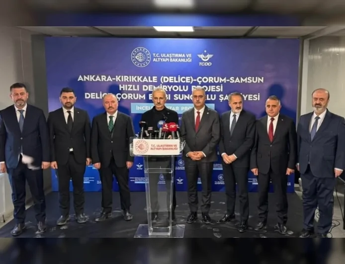 Ulaştırma ve Altyapı Bakanı Abdulkadir Uraloğlu: “Delice-Çorum Etabında Fiziki Gerçekleşme Yüzde 23’e Ulaştı”