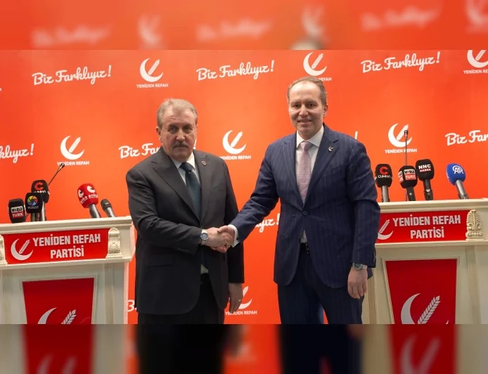 BBP ile Yeniden Refah liderleri ortak açıklama yaptı: İran saldırıları kınandı, emekli ikramiyesi için 10 bin lira vurgusu öne çıktı