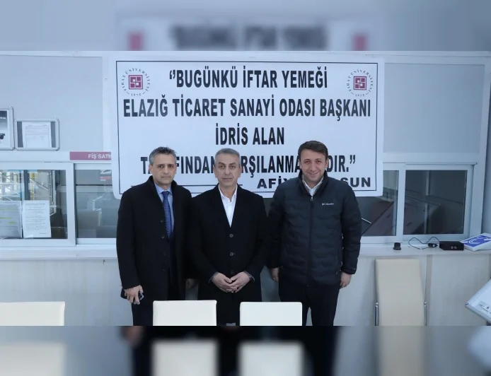 Elazığ Ticaret ve Sanayi Odası Fırat Üniversitesi Öğrencileri İçin Geleneksel İftar Programı Düzenledi