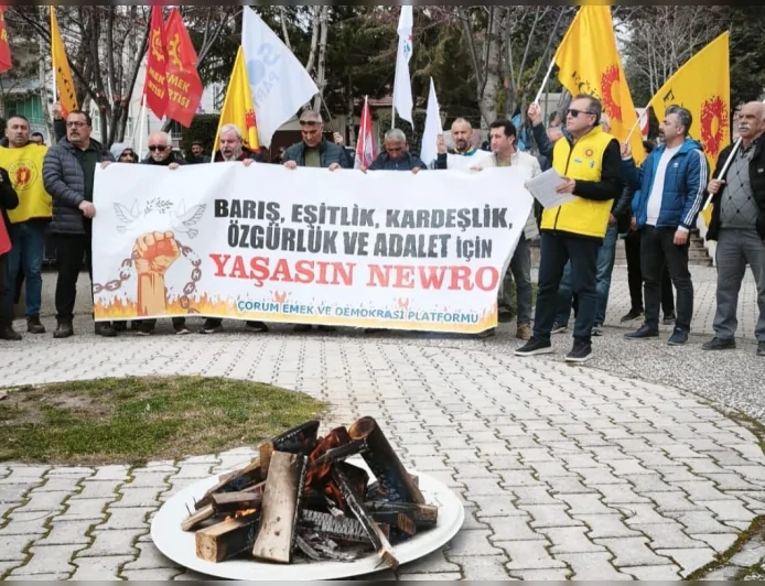 Eğitim Sen Çorum Şube Başkanı Kenan Sırma: “Nevruz’u mücadele ve dayanışma ruhuyla karşılıyoruz”