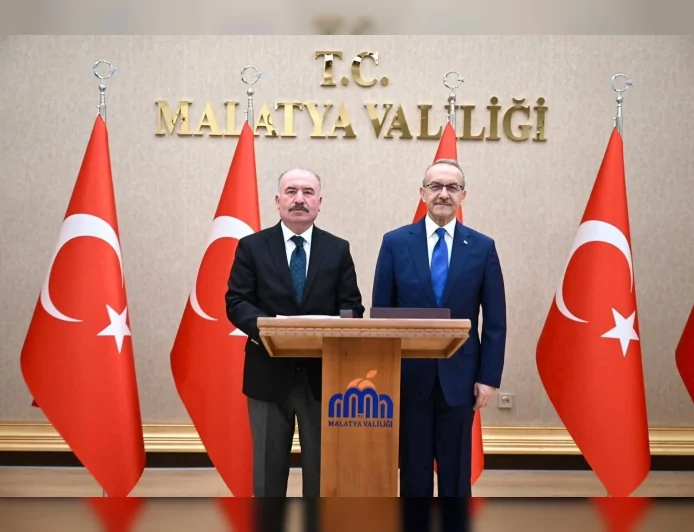 Çorum Valisi Ali Çalgan Malatya Valisi Seddar Yavuz’u Ziyaret Etti