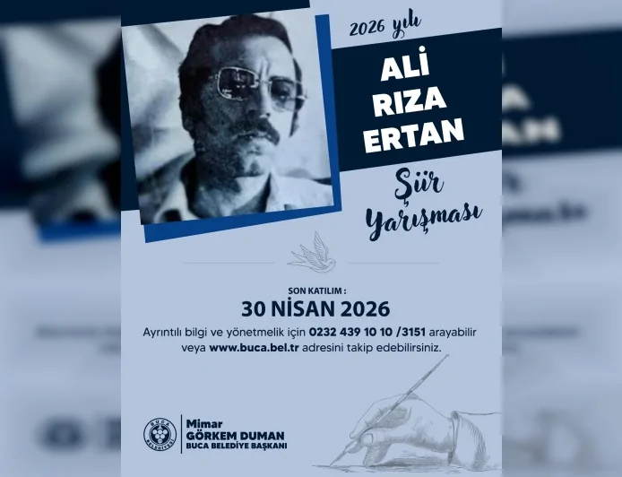 Buca Belediyesi Ali Rıza Ertan Şiir Yarışması Başvurularını Açtı 26. Kez Genç Şairleri Bekliyor!