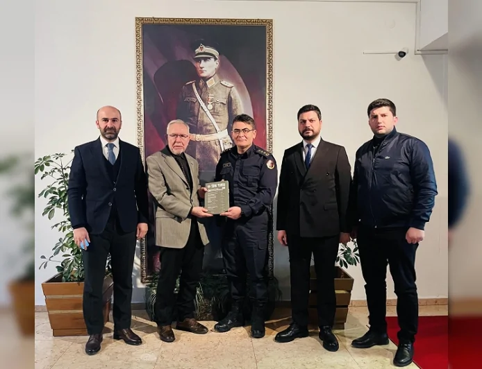 Çorum Türk Ocakları Heyeti İl Jandarma Komutanı Albay Kubilay Ayvaz’ı Ziyaret Etti