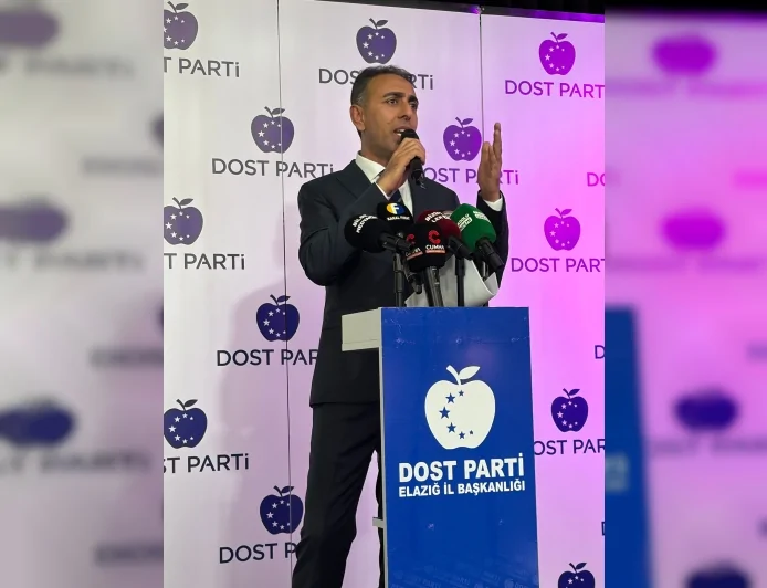 Dost Parti Genel Başkanı Rıdvan Eşin Elazığ’da İl Başkanlığı Açılışında Ekonomik Sorunlara Dikkat Çekti
