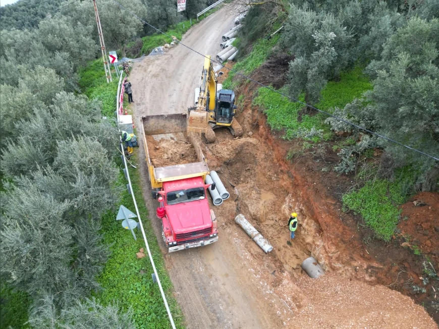 Bursa Büyükşehir Belediyesi İznik Müşküle’de 30 yıllık altyapı sorununu kalıcı yatırımla çözüyor!