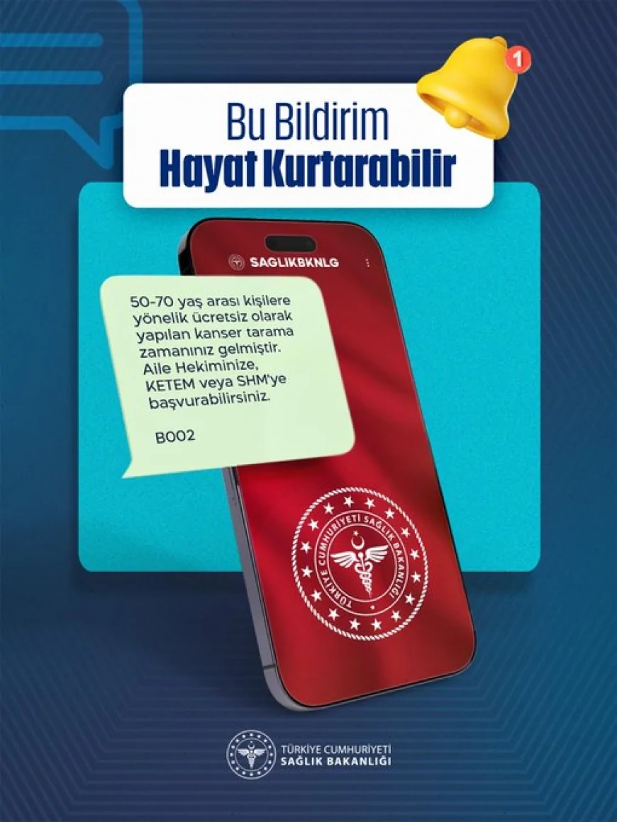 Sağlık Bakanı Prof. Dr. Kemal Memişoğlu: “Bir mesajla başlayan farkındalık binlerce erken teşhise dönüştü”