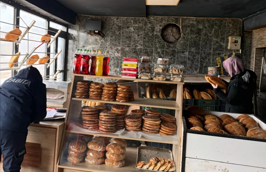 Ağrı Belediyesi Zabıta Müdürlüğü Kent Genelinde Fırın ve Gıda Denetimlerini Sıklaştırdı