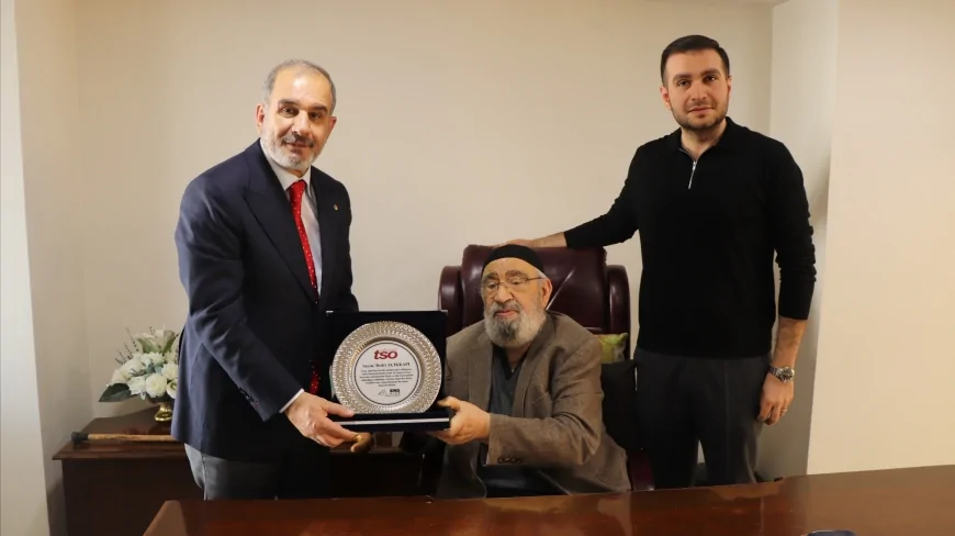 ELAZIĞ TSO BAŞKANI İDRİS ALAN’DAN BEDRİ AÇIKKAPI’YA VEFA ZİYARETİ