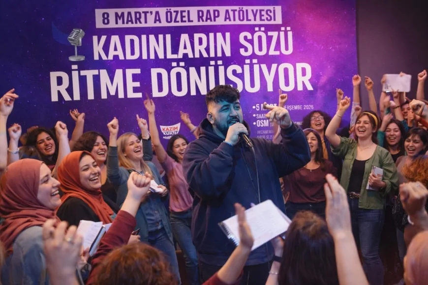 ODUNPAZARI BELEDİYESİ 8 MART KAPSAMINDA RAP ATÖLYESİ DÜZENLİYOR KADINLARIN SÖZÜ MÜZİKLE BULUŞACAK
