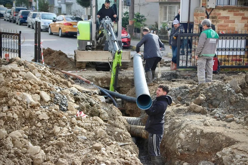 Giresun Belediyesi Altyapı Çalışmalarını Sürdürüyor: İçme Suyu ve Kanalizasyon Hatları Yenileniyor