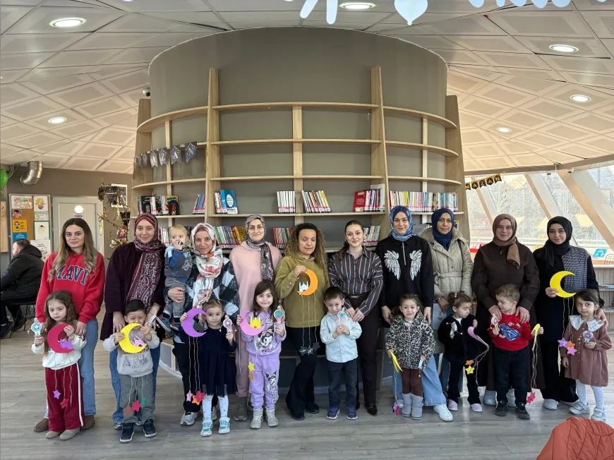 BAŞİSKELE BELEDİYESİ ÇOCUK KÜTÜPHANESİ RAMAZAN AYINDA ATÖLYE VE EĞİTİM PROGRAMLARIYLA YOĞUN İLGİ GÖRÜYOR